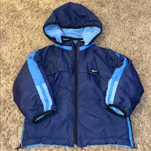 nike fleece reversible jacket